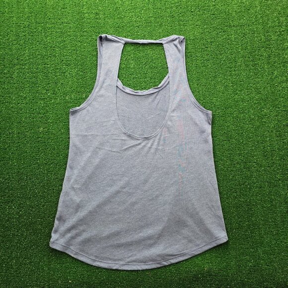 Nike Tank Top Womens Small Blue Sleeveless Dri-Fit Yoga Workout Twist Running - Picture 8 of 8